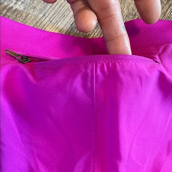 Under Armour Women's Purple Athletic Shorts - Picture 4 of 4